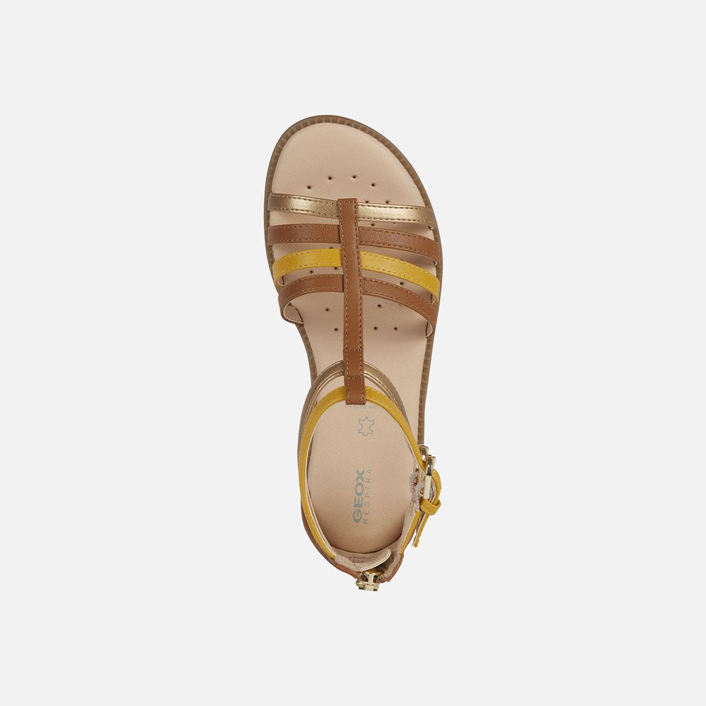 Sandales Geox Karly - Marron - Fille 169347-HFK